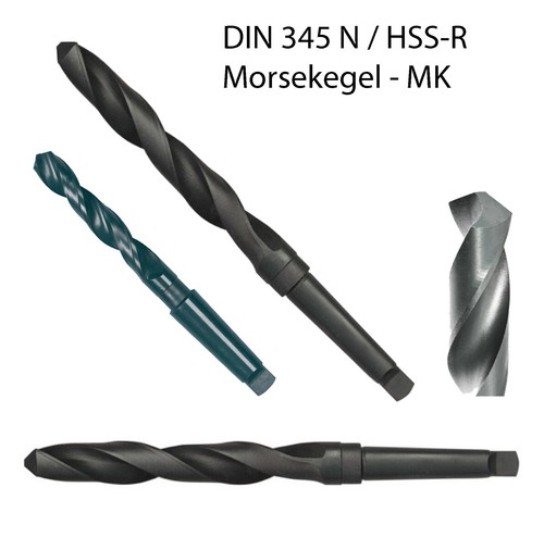 Hss spiralbohrer din 345 - spiralbohrer,